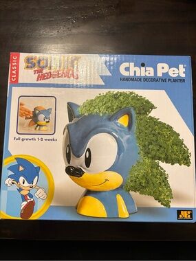 Chia Pet Sonic the Hedgehog Planter - Blue & Yellow